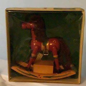 Musical antique horse.